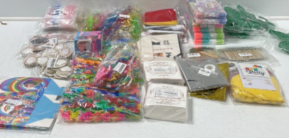 Various Party Supplies For Various Occasions Including Balloons, Fun Straws, Party Favors, Cake Toppers and More