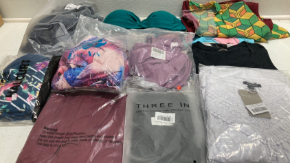 Various Women&rsquo;s Clothes: Dresses, Shirts, Swimsuits and more