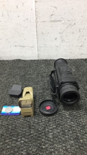 IR Camera Mountable & Mounted Red Dot for a Gun W/ Battery