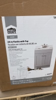 24" Bathroom Vanity With Top