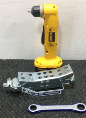 ‘DeWalt’ Drill And Tire Locking Chock