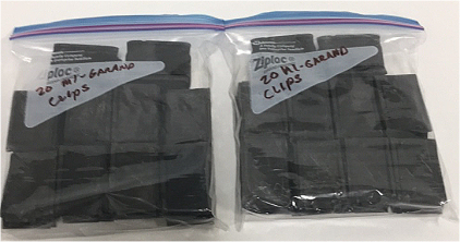 (40) M-1 Garand Clips