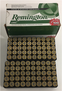(1) Box of (100) Remington UMC 230GR. Jhp .45 Auto Ammunition