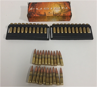 (20) Fusion .22-250 REM 55 Grain Ammunition (20) Sig Sauer .300 Blackout Ammunition