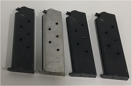 (4) 1911 Style .45ACP Magazine&rsquo;s