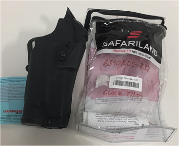 SafariLand Duty Holster For Glock 17/22 W/ Light and Dot Sight