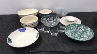 Various Glass Dishes