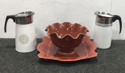&lsquo;Corning Ware&rsquo; Coffee Pots & Serving Dishes