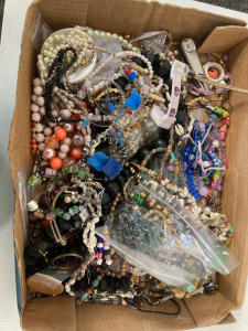 Box of Necklaces, Bracelets, and More