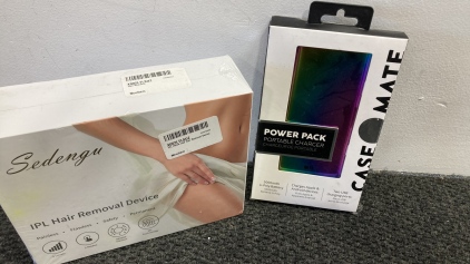 Portable Battery Charger And Hair Removal Device