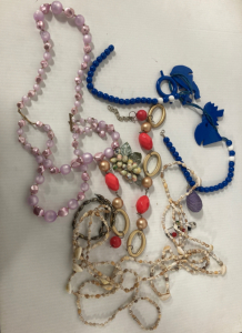 Bag of costume jewelry