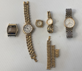 Bag of watches and accessories