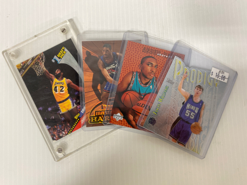 (4) Basketball Rookie Cards