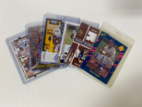 (6) Signed and Patch Sports Cards