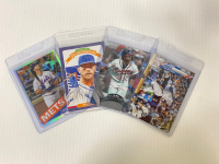 (4) Collectible Baseball Cards Includes: Aaron Judge, Ronald Acuña Jr, Pete Alonso