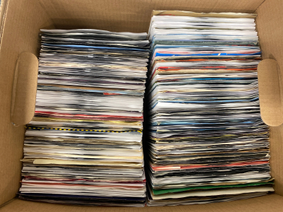 Box Of Assorted Records- 45s