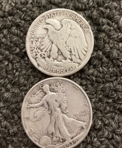 (2) half dollars