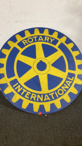 Rotary International Wooden Sign