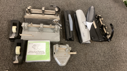 Hole Punchers And Tape