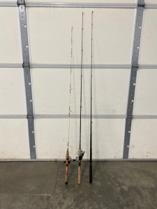 (3) Fishing Poles