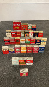 Assorted Vintage Cooking Spice Tins- Full