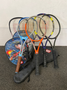 Assorted Tennis Rackets