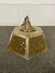 Hanging Light Fixture 14” Diameter x 5.5” Height