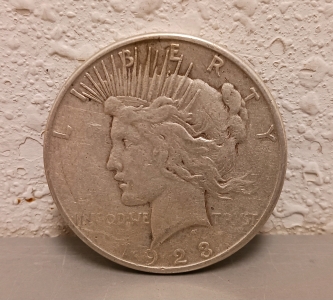 1923 Silver Peace Dollar - Verifed Authentic