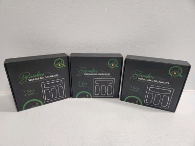 (3) Storage Bag Organizers