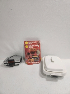 Krumkake Iron, Waffle Maker, Cook n Serve Skillet