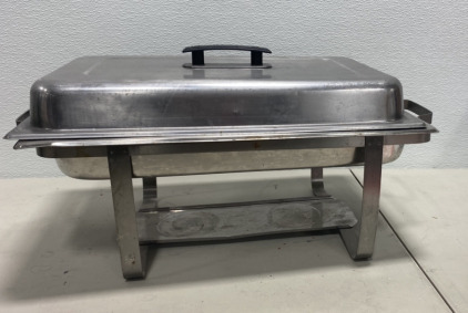 Large Metal Buffet Serving Dish