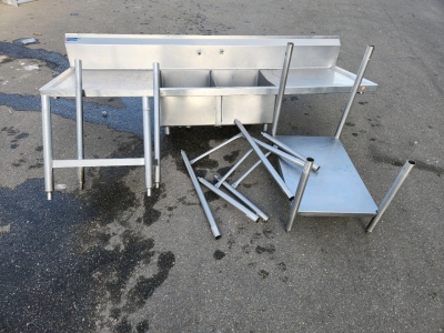 Stainless Steel Commerical Sinks.