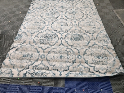 Large Amida Blue Area Rug, 7ft 10in * 10ft