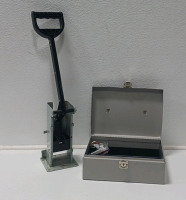 Metal Cash Box And Can Crusher