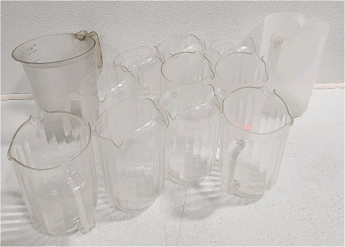 (12) Plastic Pitchers