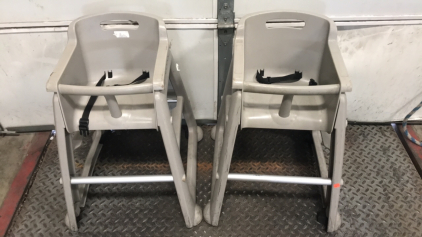 (2) Rubbermaid High Chairs
