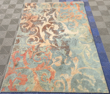 Watercolor Scroll Area Rug, 63"*90"