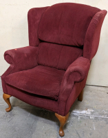 Corduroy Wingback Chair