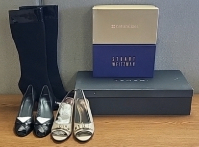 9.5 "Naturalizer", 9.5 "Stuart Weitzman", and 9 "Tahari" Women's Shoes