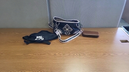 Purse, Wallet, and Nike Fanny Pack