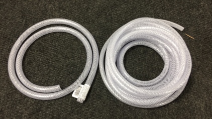 (2) Braided Vinyl Tubing