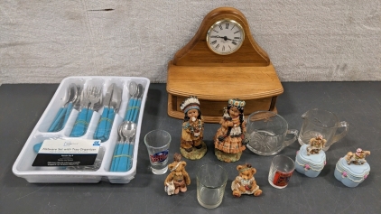 Clock, Decor, New Flatware