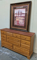 64" Dresser, 40x46 Framed Print