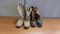 (2) Pair Men's Boots