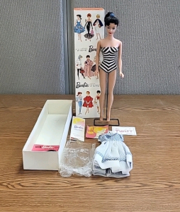 1961 Mattel Barbie with Original Box and Accessories