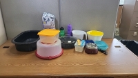 Assorted Bowls, Cake Dish, Hot Plate, Dutch Oven and More