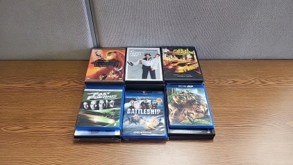 (3) Blu-Ray Movies and (17) DVD Movies, (4) New with Original Packaging