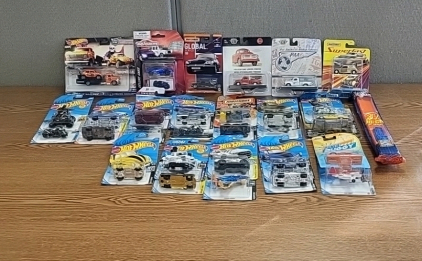 Assortment of Hot Wheels and Matchbox Cars