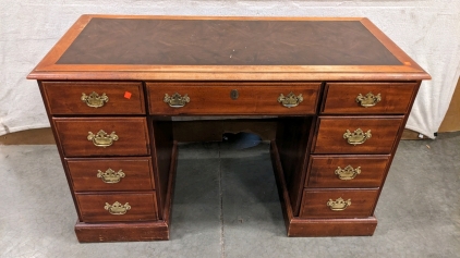 48" Leather Top Writing Desk