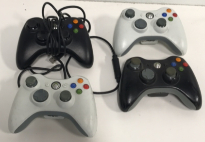 (4) Xbox 360 Remote Controllers